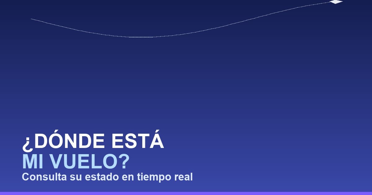 ¿Dónde está mi vuelo? Cómo saber su ubicación y estado