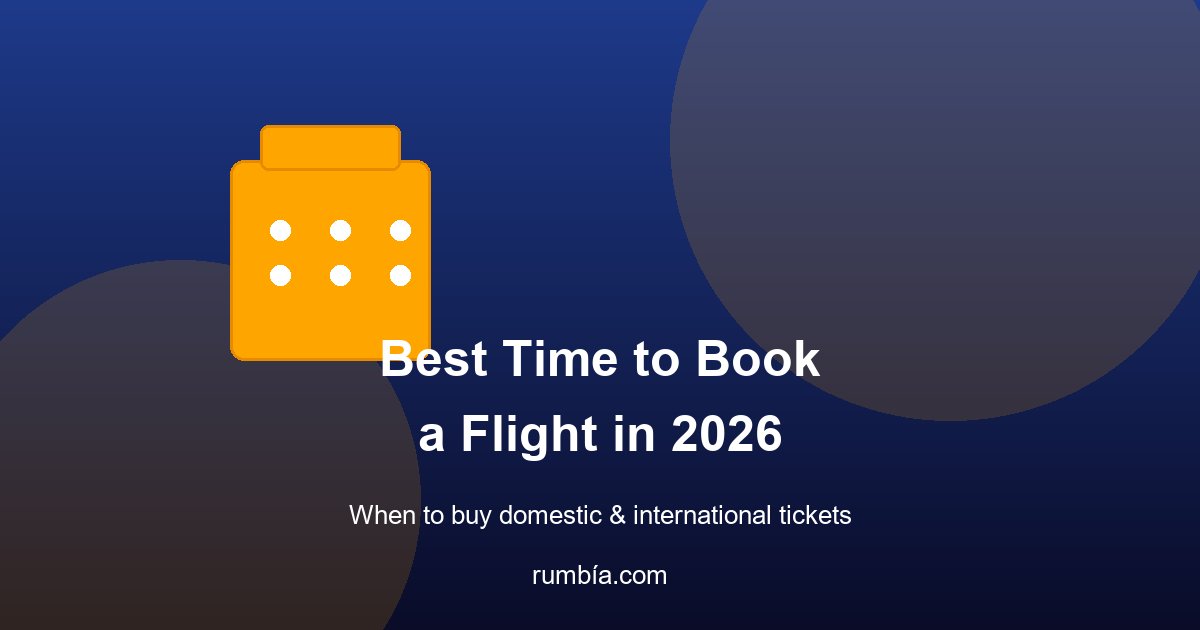 When Is the Best Time to Book a Flight?