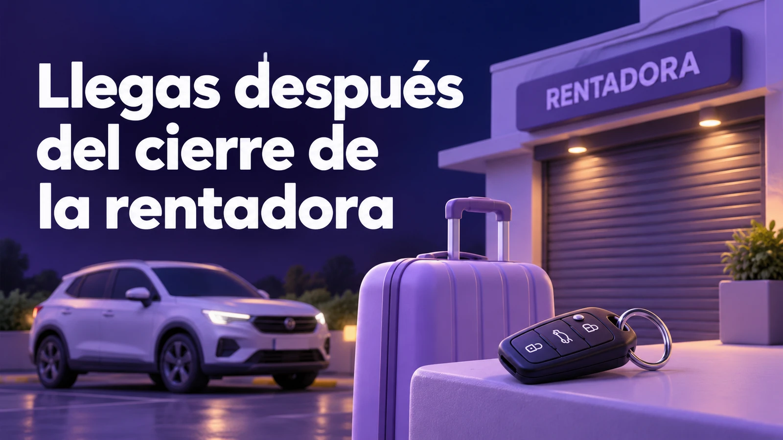 Llegas después del cierre de la rentadora: confirma la entrega del vehículo