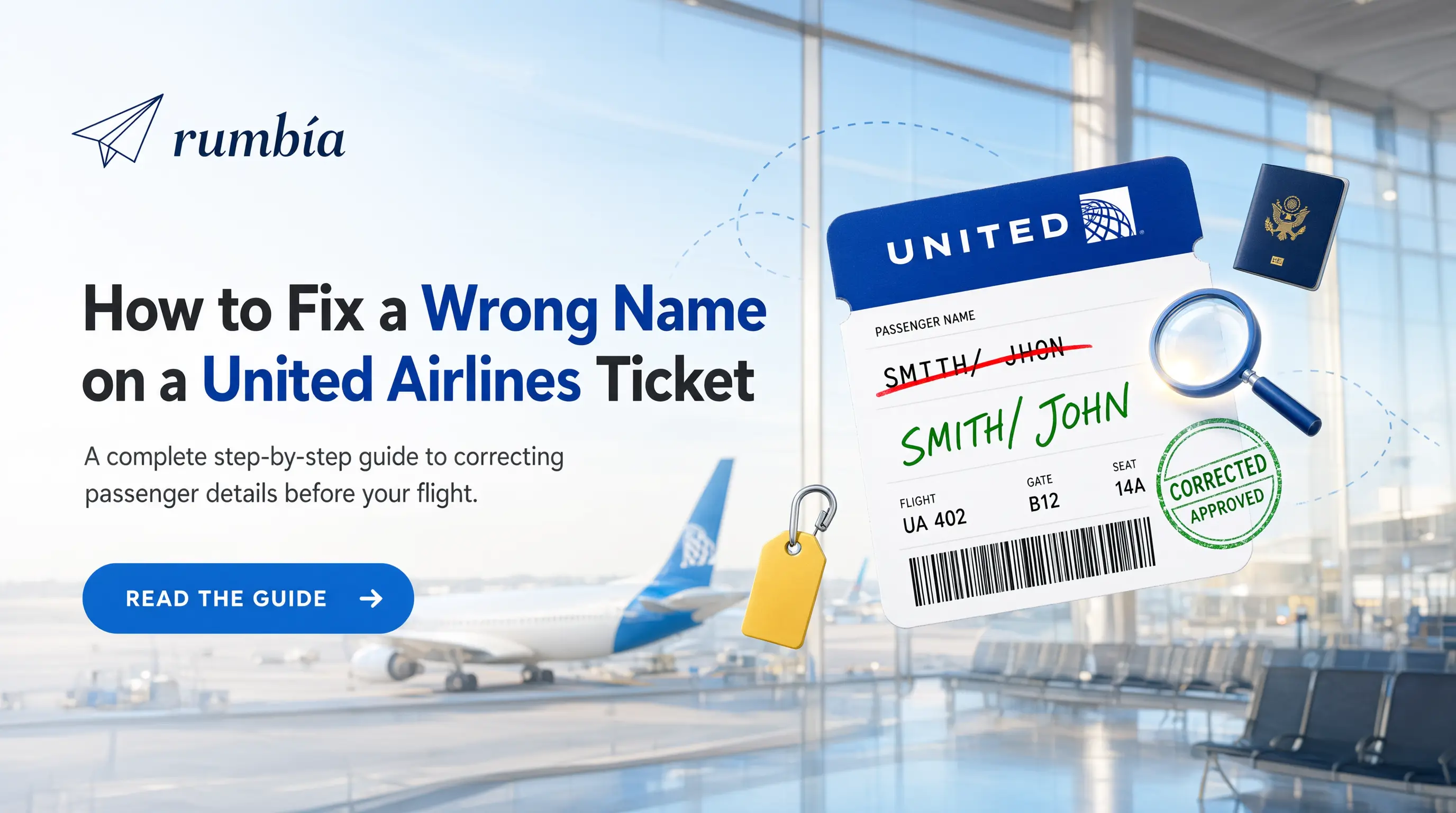 How to Fix a Wrong Name on a United Airlines Ticket