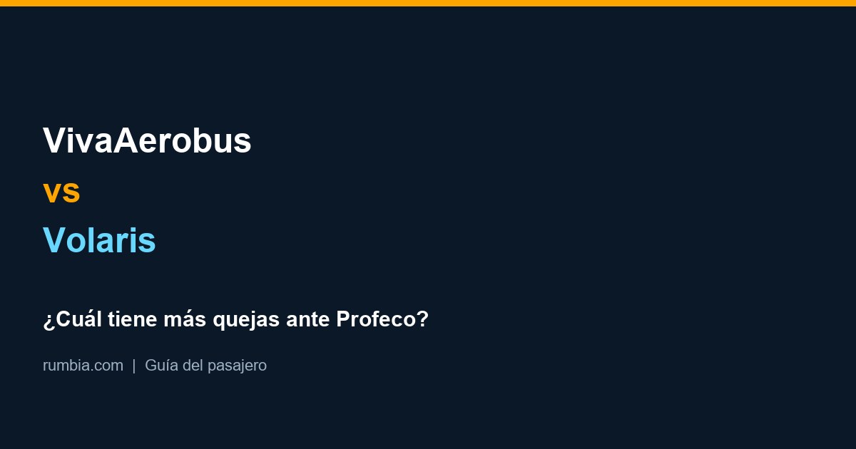 VivaAerobus y Volaris: ¿Cuál tiene más quejas ante Profeco?
